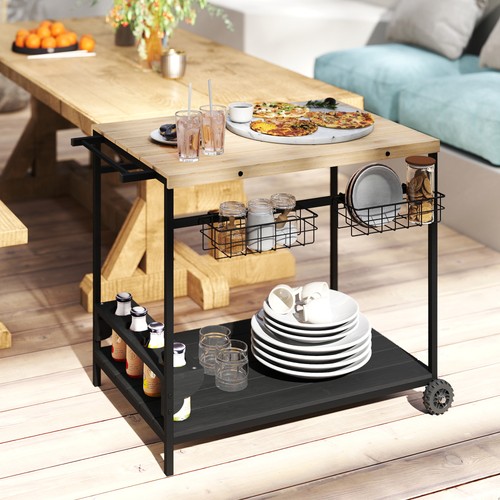 Outsunny servierwagen barbecue - servierwagen,