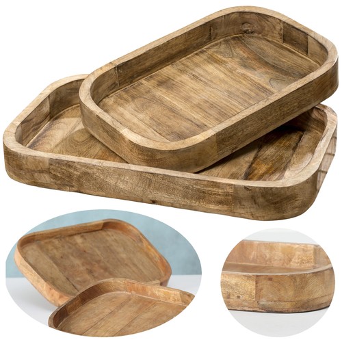 Deko tablett mango holz - xl,