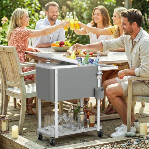 Outsunny kühlwagen mit - mit, 56l